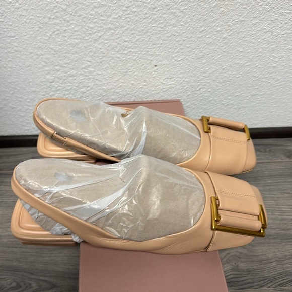 Franco Sarto Tracy Slingback In Nude Leather - Picture 5 of 8